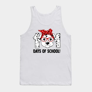 101 Days of School Dalmatian Dog Teachers Kids Gift Tank Top